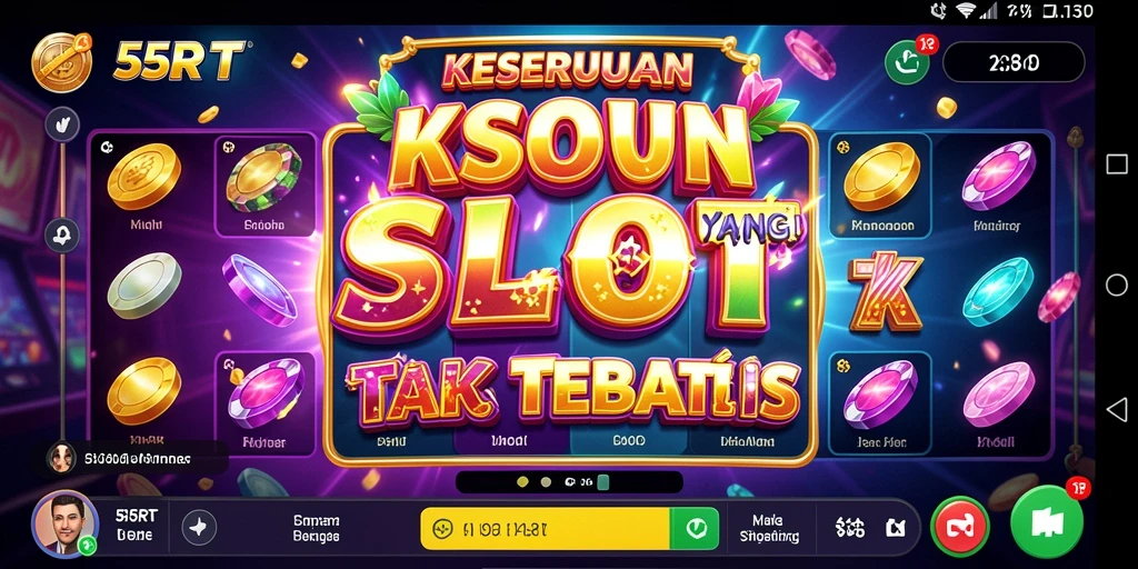 Tampilan menarik gameplay Slot di 55RT yang mengasyikkan.