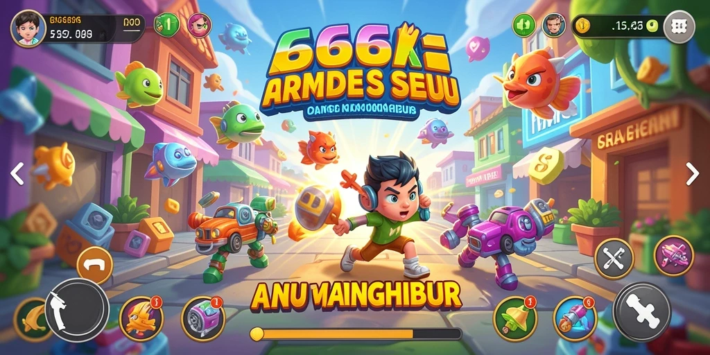 Tampilan gameplay menarik dari 666I yang penuh aksi.