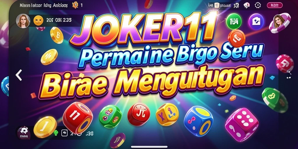 Tampilan gameplay seru dalam JOKER11 menunjukkan keseruan bermain Bingo.