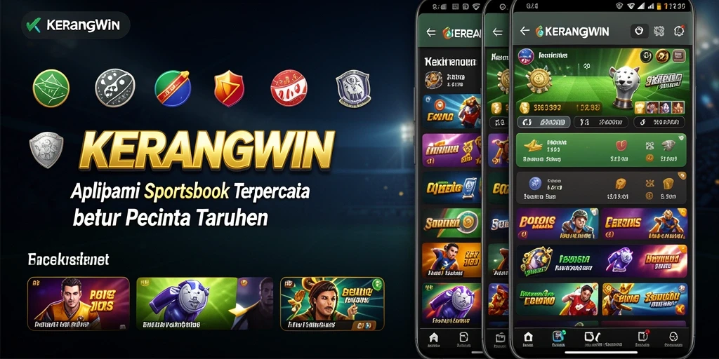 Tampilan antarmuka pengguna KERANGWIN yang menarik saat sesi taruhan.
